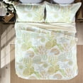 thumbnail image 3 of Coastal Beach Bedding Set, Nautical Microfiber Ocean Quilt, Coastal Reef, King, 3 of 7