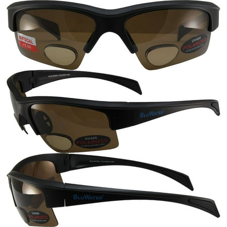 BluWater Polarized Bifocal Sunglasses For Men & Women UV400 Scratch ...