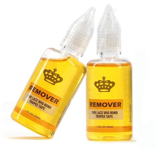 Wig Glue Remover - Fast Acting Hair Extensions Remover Tape in Extension Remover, Adhesive Remover, Lace Glue Remover, Easiest Tape in Extension Adhesive and Residue Remover (One Bottle)