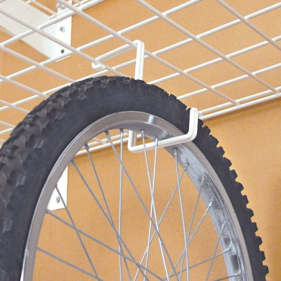 HyLoft 45 in. x 15 in. Steel Wire Garage Wall Shelf Storage System in Hammertone - 2 pack