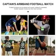 thumbnail image 3 of OULII 6Pcs Captain Armband For Soccer In Durable And Clear Printing Material, 3 of 6