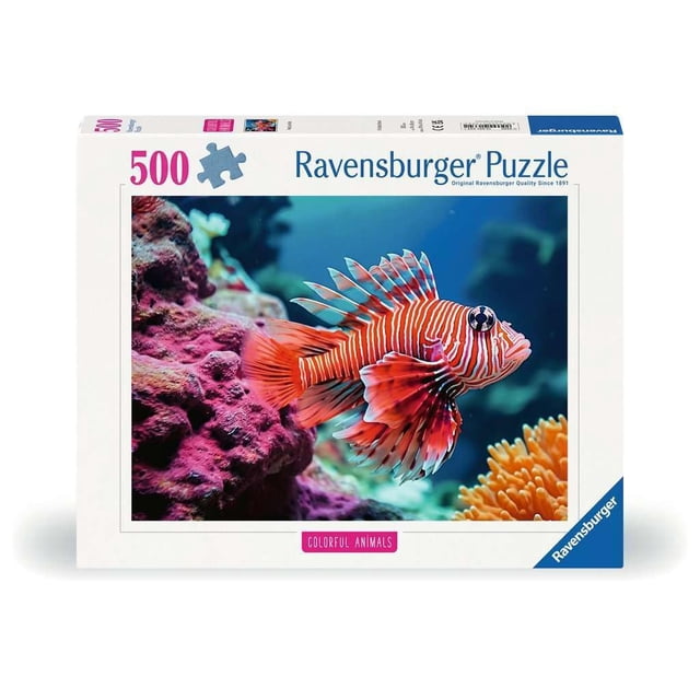 Rompecabezas Ravensburger Red Lionfish, 500 piezas, 49 x 36 cm