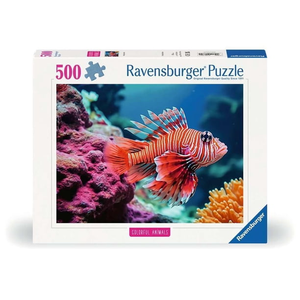 Rompecabezas Ravensburger Red Lionfish, 500 piezas, 49 x 36 cm