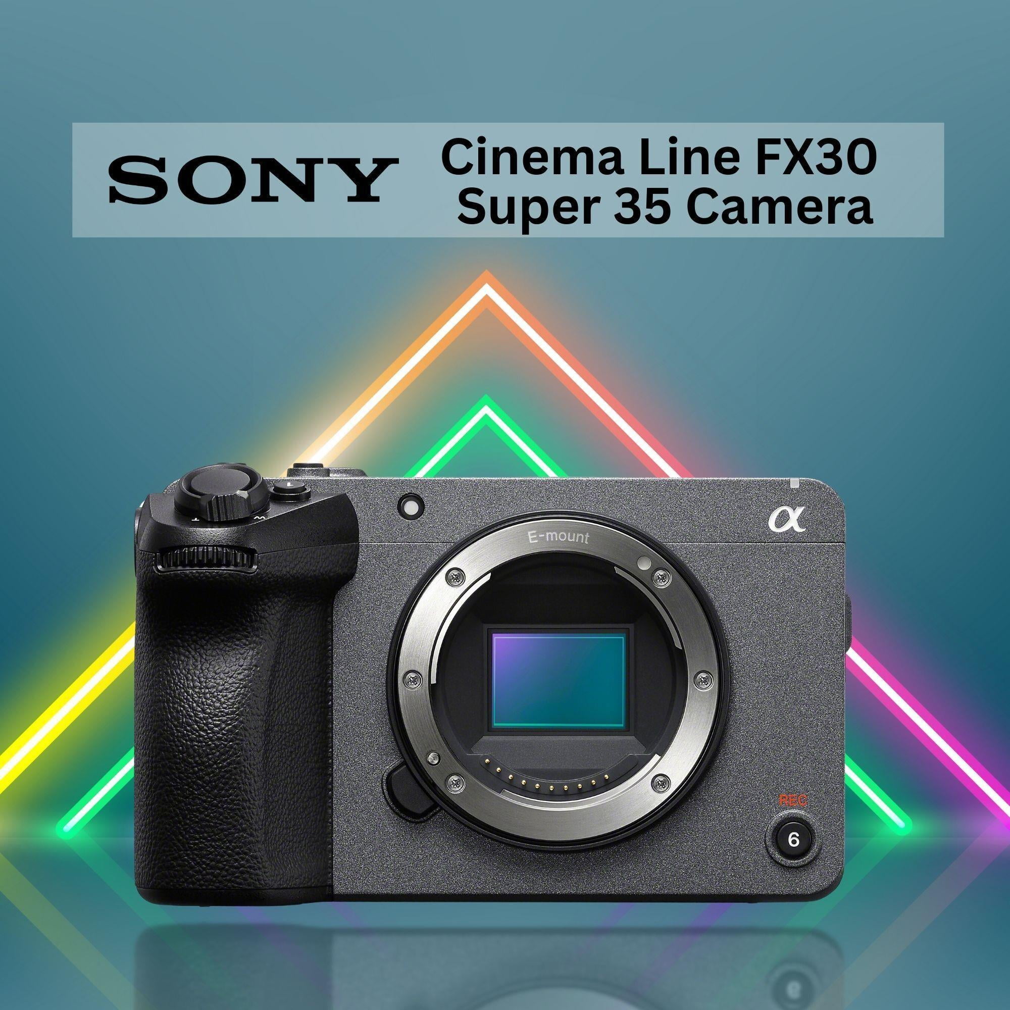 Sony Cinema Line FX30 Super 35 Camera (Body Only) Bundle with Sony