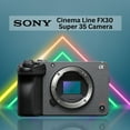 thumbnail image 2 of Sony Cinema Line FX30 Super 35 Camera (Body Only) Bundle with Sony E 16-55mm F2.8 G Lens and CFexpress Type A 160GB Memory Card (3 Items), 2 of 7