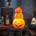 thumbnail image 4 of Steadline LED Tabletop Lantern,Battery Operated Pumpkin Shaped Light With Flameless Design,Portable Holiday Lamp For Mantel Window Display Indoor Gathering And Seasonal Scene Styling(Orange), 4 of 7