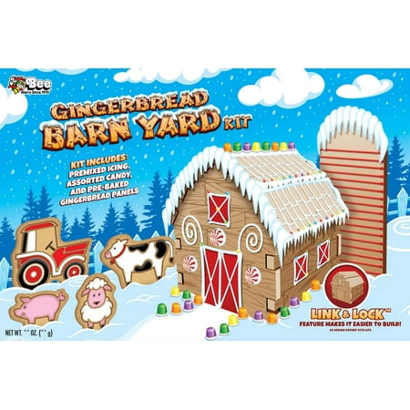 Bee Gingerbread Barn Yard Kit, 32 Ounce