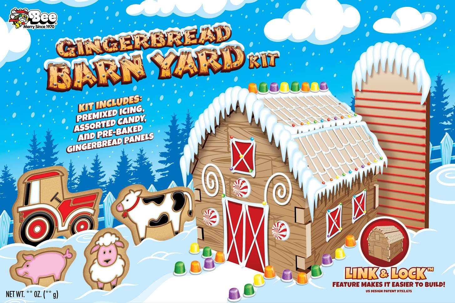 Bee Gingerbread Barn Yard Kit, 32 Ounce - image 1 of 1