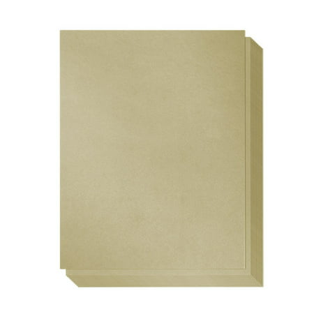 Best Paper Greetings 48-Pack Gold Colored Paper, 8.5 x 11