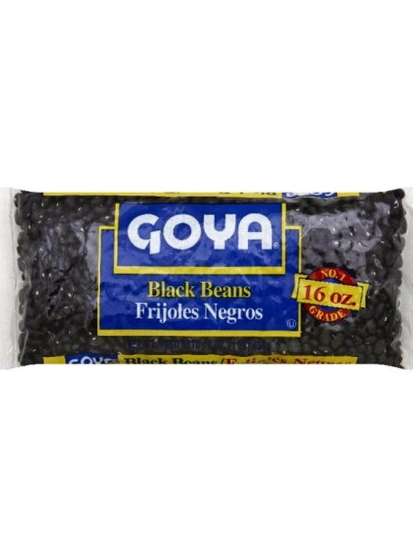 Goya No. 1 Grade Black Beans, 16 oz Bag