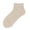15# Beige, variant on Socks for Women 1 Pairs Women's Socks Ankle Socks Thin Breathable Mesh Socks White One Size
