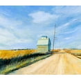 thumbnail image 2 of Paraskevas, Michael 13x12 White Modern Wood Framed Museum Art Print Titled - Open Road, 2 of 4
