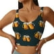 thumbnail image 1 of Fotbe Beer Sujetador Deportivo Largo sin Aros para Mujer con Almohadillas y Soporte Medio, Transpirable y Absorbente, Camiseta Tipo Chaleco o Tank Top-Small, 1 of 8