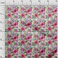 thumbnail image 2 of oneOone Polyester Lycra Fabric Watercolor Leaves & Flower Floral Fabric Prints By Yard 56 Inch Wide, 2 of 4