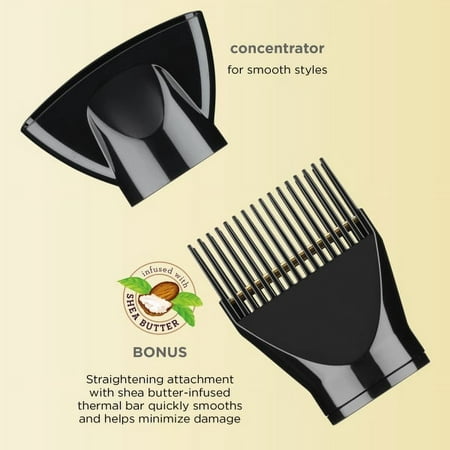 Conair - InfinitiPRO Gold Hair Dryer - Black & Gold