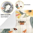 thumbnail image 2 of Flowers and Insects Dish Drying Mat for Kitchen Counter 16x18 In Absorbent Microfiber Reversible Mats Dish Drainer Protector Rack Pad for Coffee Bar Table, 2 of 7