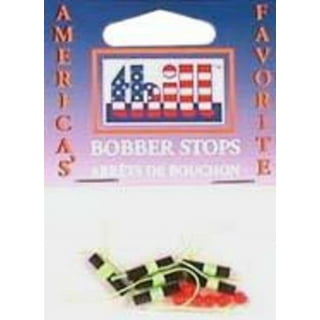 Bobber Stops for Fishing Floats,100Pack Slip Bobber Stop String Knots with  Plastic Beads