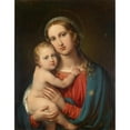 thumbnail image 3 of Johann Nepomuk Ender 12x14 Black Modern Framed Museum Art Print Titled - Madonna and Child, 3 of 5