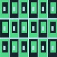 thumbnail image 1 of Ahgly Company Machine Washable Indoor Square Transitional Deep Teal Green Area Rugs, 7' Square, 1 of 7