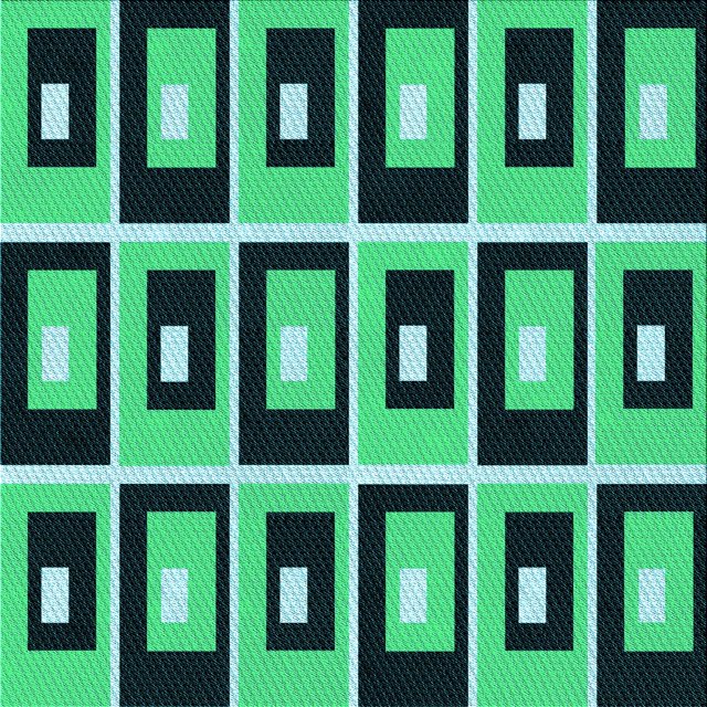 Ahgly Company Machine Washable Indoor Square Transitional Deep Teal Green Area Rugs, 5' Square