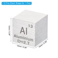 thumbnail image 2 of Uxcell 10Pcs Cubo de Elemento, Cubo de Densidad de 10mm Cubo de Elemento de Alta Densidad Cubo de Metal Único Colecciones de Tabla Periódica de Elementos Experimento de Laboratorio Maestro, 2 of 6