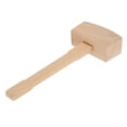 thumbnail image 4 of Wood Hammer, Soft Tones Carpenter Hammer, Comfortable Strong Impact Resistance For Carved Chisel Woodworking Chisel Rubber Part Plastic Part, 4 of 8