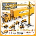 thumbnail image 6 of Construction Toys for 3-7 Year Old Kids, Gifts for 3 4 5 6 7 Year Old Boys Girls, Construction Truck Vehicle Toys Set Toddler Car Toy, 6 of 6