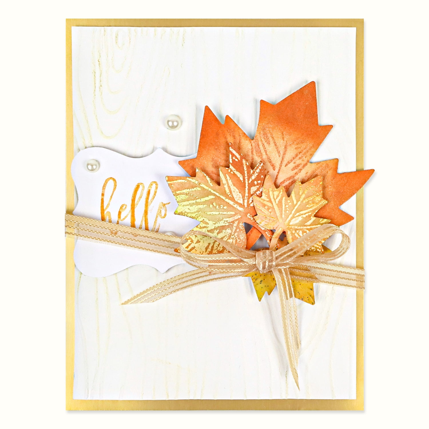Bira Craft 2 15/16 X 2 7/8 inch Maple Leaf Lever Action Craft Punch, Autumn Punch, Halloween Punch, for Paper Crafting, Scrapbooking