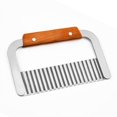thumbnail image 4 of SDNall Potato Chip Vegetable Crinkle Wavy Cutter Blade Tool Fry Fries Hand Chipper Tool, 4 of 9