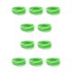 thumbnail image 3 of Bandas para el cabello Jumpingount 10 piezas decorativas soporte protector cola de caballo alta elasticidad Verde fluorescente, 3 of 6