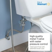Brondell Rinslet Hand-Held Bidet in Brushed Nickel Finish, Silver