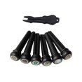 thumbnail image 2 of Pasadores de Puente de Guitarra Hugo 6 uds con Extractor, 2 of 6