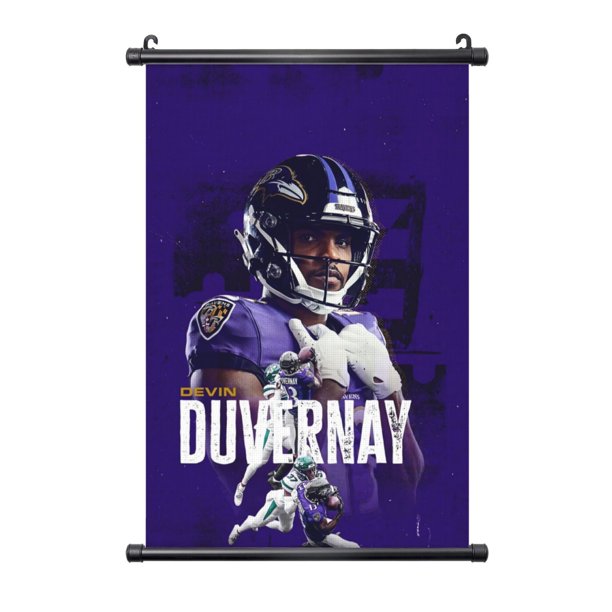Cuadro colgante de PVC negro personalizado del equipo de fútbol de los Ravens, varios tamaños, decoración de interiores, cuadro para colgar en la pared, cuadro decorativo para mesita de noche