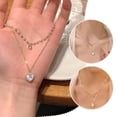 thumbnail image 4 of Collier Cœur à Double Couche Collier de Perles d'Été Lot R1, 4 of 9