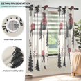 thumbnail image 3 of Yayeee Window Curtains Light Filtering 63"x42" Grommet Panel Pair Home Living Room Decor, Beige Christmas Plaid, 3 of 7