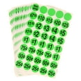 thumbnail image 5 of Sunburst Systems 7020 Pre-Priced Green Color Label Sticker Dots, Garage Sale, Yard Sale, Tent Sale, 600 Ct., 5 of 6