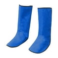 thumbnail image 4 of Polainas de soldadura, protectores ignífugos, polainas protectoras, protectores de botas, calzado de soldadura Azul, 4 of 8