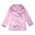 thumbnail image 6 of Christmas Pajamas Family Satin Christmas Pajamas Long Sleeve Button down Holiday Nightwear Mom and Me Matching Pajamas Womens Christmas Pajamas, 6 of 9