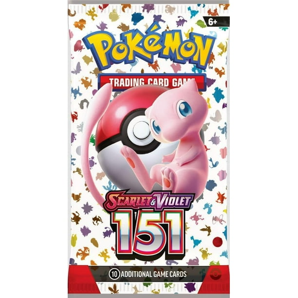 Paquete de refuerzo Pokémon Scarlet & Violet 151 con 10 cartas