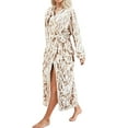 thumbnail image 5 of Gifts for Mom Cotton Robes for Women Fuzzy Women's Nightgowns & Sleepshirts Oversize Cute Women's Sleepwear House Womens Robe White, 5 of 5
