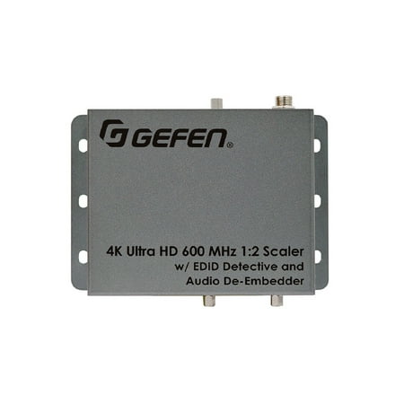 Gefen 1080p Hdmi Scaler - Gefen UHD 4K 600 MHz 1:2 Scaler with EDID Detective & Audio De-Embedder