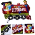 thumbnail image 3 of globos de transporte para decoración de coches, tractores, trenes, vehículos, fiestas, dibujos animados, papel de aluminio., 3 of 4