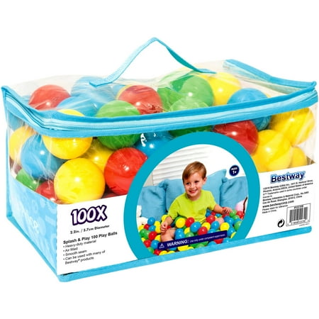 Play Ball Extreme Honey - Bestway Up, In and Over Splash and Play 100 Play Balls