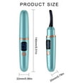 thumbnail image 3 of Electric Eyelash Curler Quick Styling Heated Lash Brush with Adjustable Temperature Control Long Lasting Makeup, 3 of 8