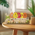 thumbnail image 2 of Easter Table Decorations Easter Bunny Wooden Signs for Home Decor Easter Party Decorations for Tiered Tray Tabletop Shelf Mantel Party Outdoor Indoor (E), 2 of 8