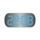 thumbnail image 1 of Inteprter Reloj de de plástico con modos de visualización Función de alarma Ajuste de brillo Reloj despertador digital Electrodomésticos luz azul blanca, 1 of 6