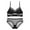 Black, variant on Women's Wirefree Bra Casual Comfort Bralette Thin Padded Bra and Panties Set