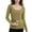 Green, variant on CQONEPT Women's Thermal Crewneck Undershirt Stretch Slim Fit Long Sleeve Base Layer Winter Warm Top Beige XXXL