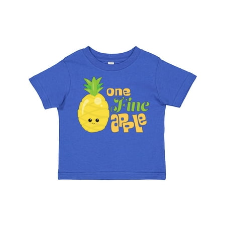 

Inktastic One Fine Apple Cute Pineapple Gift Toddler Boy or Toddler Girl T-Shirt