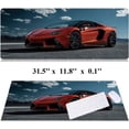 thumbnail image 2 of .x BAT Shadow Rubber Stitched Edges Extended Large Gaming Mouse Pad Office Keyboard Mouse Mat, 2 of 7